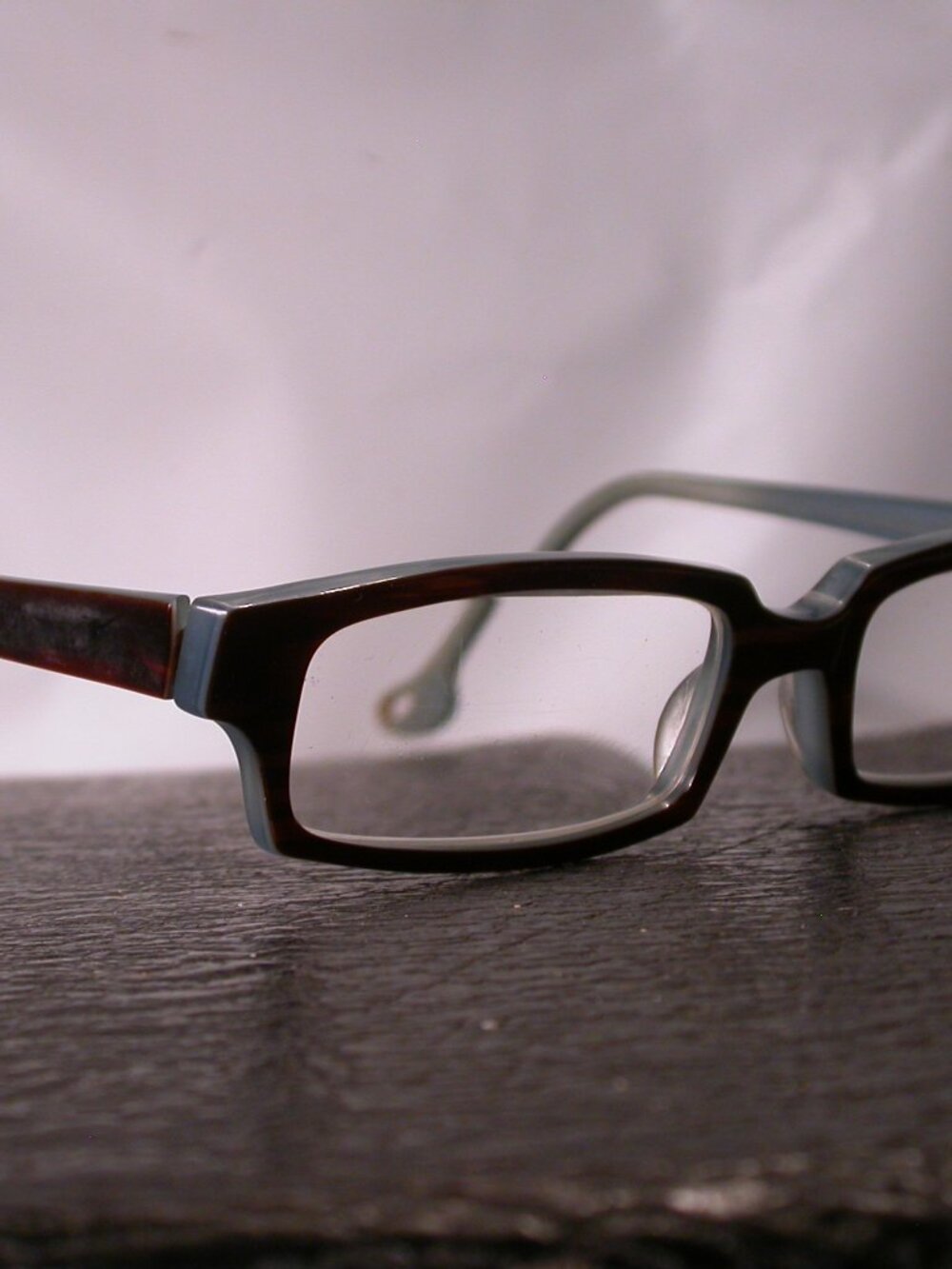 Authentic Anne et Valentin Lunettes Tortoise Stripe Eyeglasses Made in France